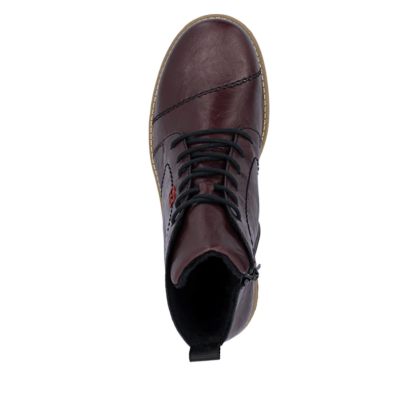Damen-Stiefelette von Rieker brombeer 73500-30