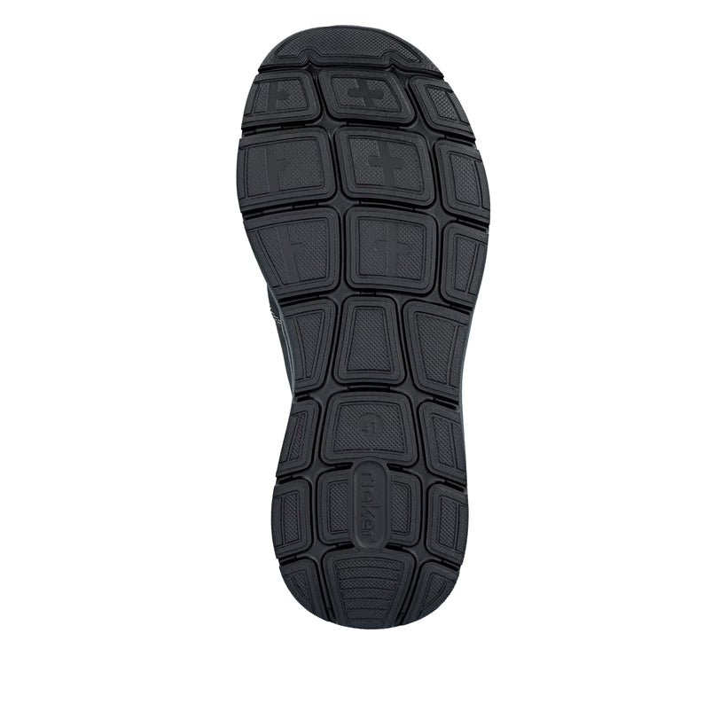 Herren Slipper von Rieker schwarz B1851-00