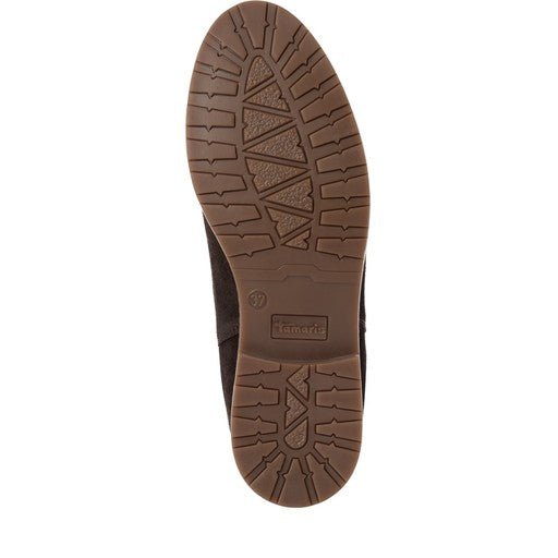 Damen-Chelsea von Tamaris in Dunkelbraun 1-25056-41-347 - Steinick Schuhe