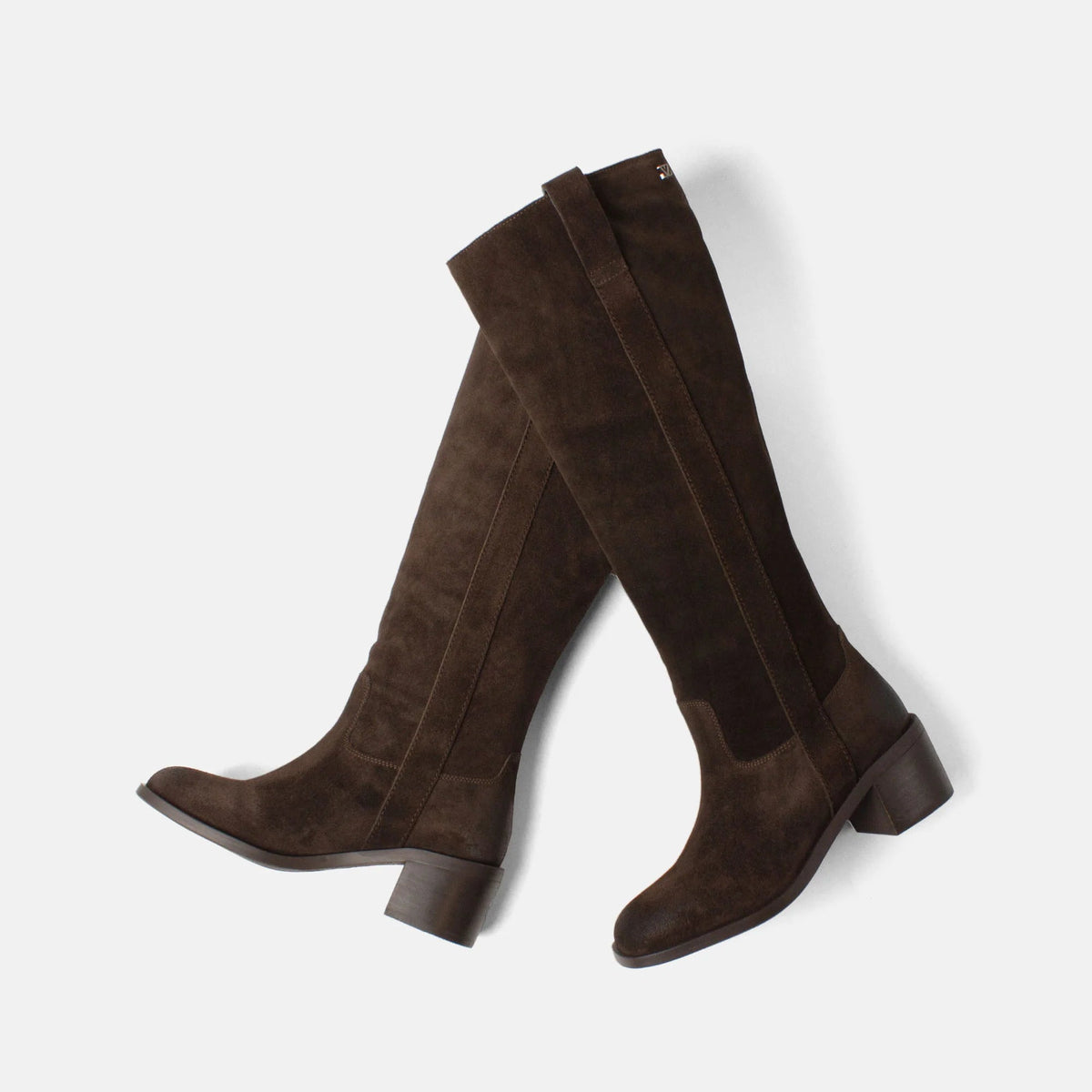 Elin Damen Wildleder-Stiefel Brown von Lazamani LA85801 - Steinick Schuhe