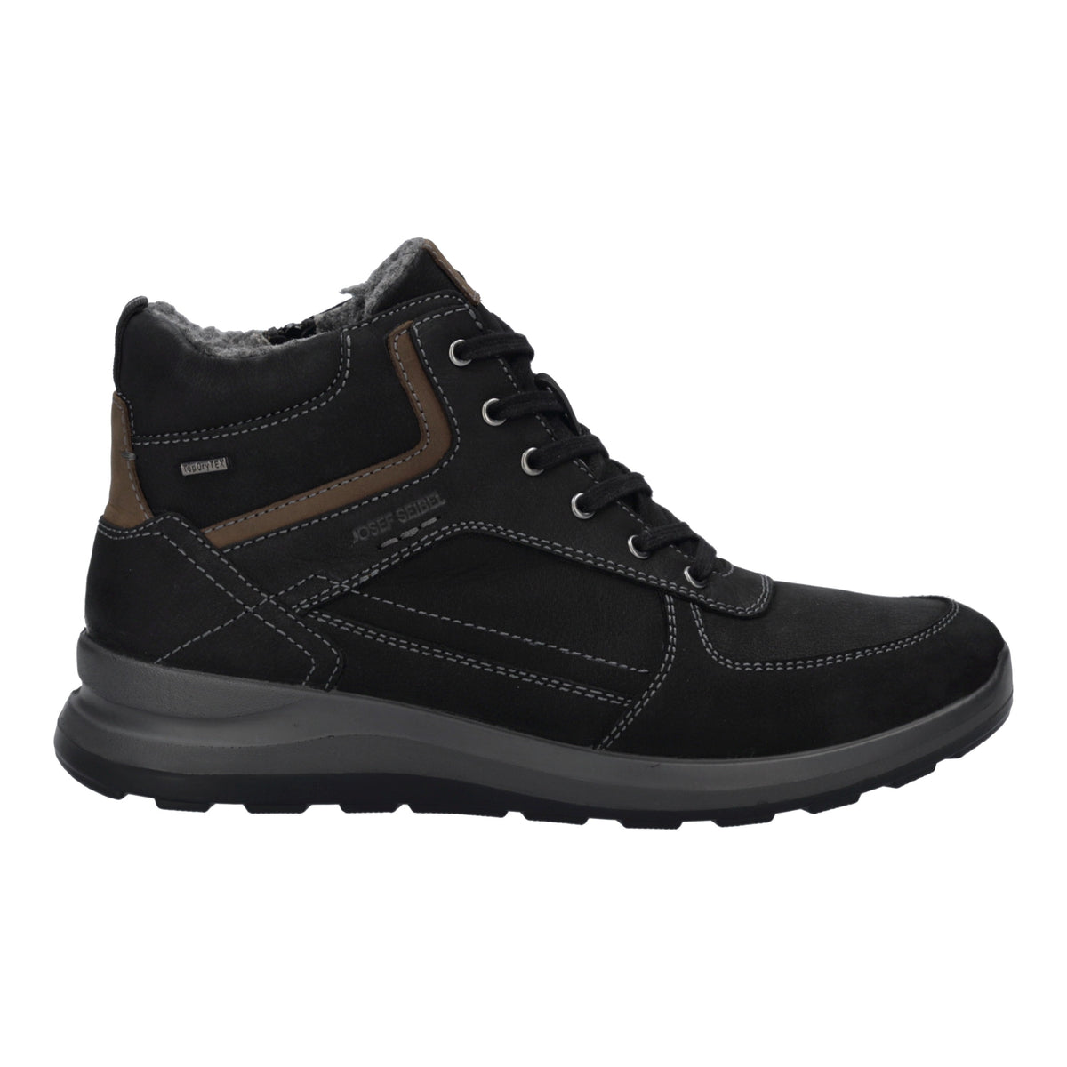 JOSEF SEIBEL Marley 54 – Herren-Stiefelette in Schwarz-Kombi 43954-PL21-101 - Steinick Schuhe