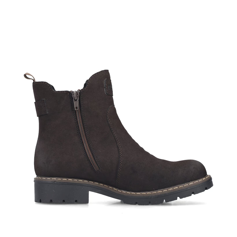 Rieker Damen Chelsea Boots mit Tex braun Y9160-25