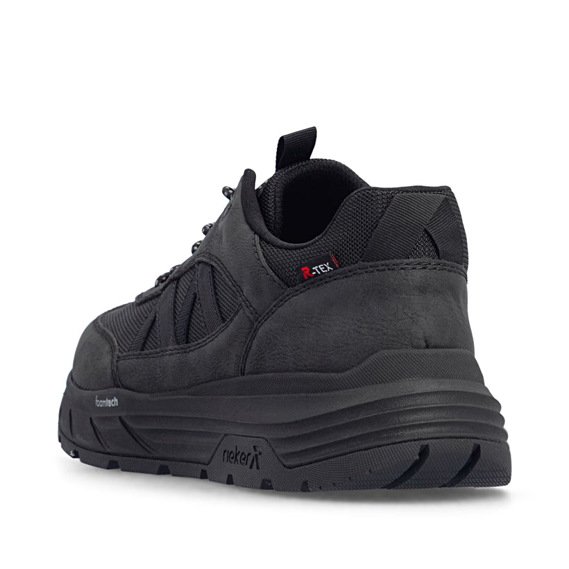Herren-Sneaker schwarz wasserdicht von Rieker 06155-00