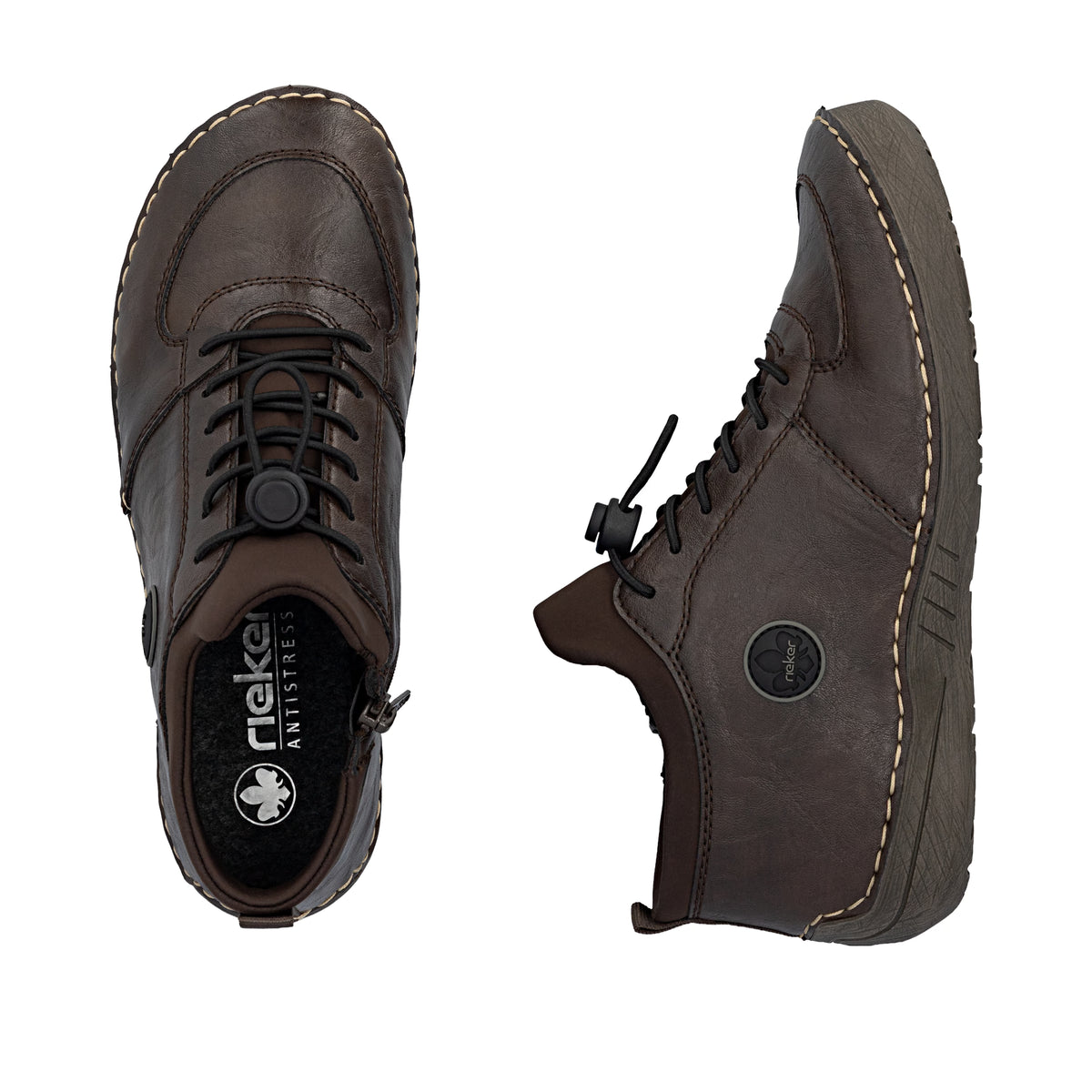 Rieker Ladies short boots 52557-25 Brown