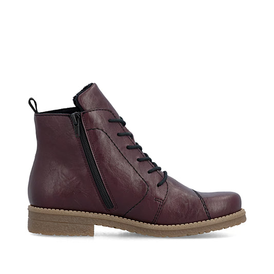 Damen-Stiefelette von Rieker brombeer 73500-30