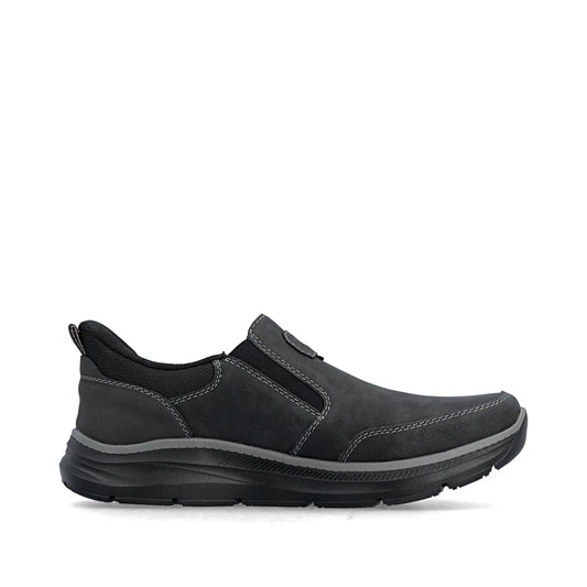 Herren Slipper von Rieker schwarz B1851-00