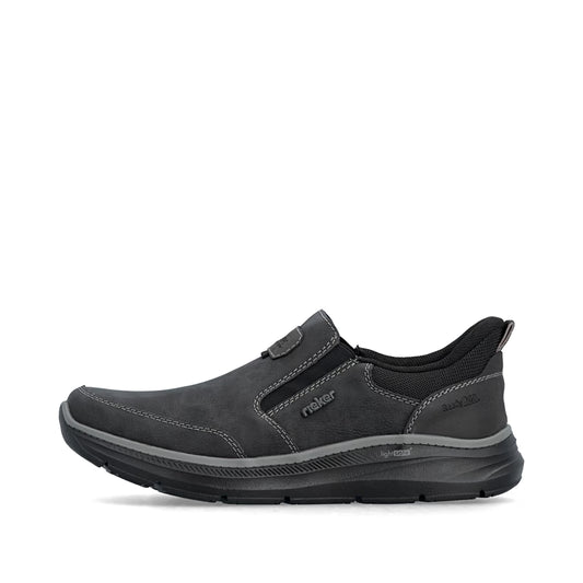 Herren Slipper von Rieker schwarz B1851-00