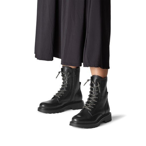 Damen-Boots von Tamaris schwarz 1-25281-43-091 - Steinick Schuhe