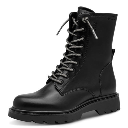 Damen-Boots von Tamaris schwarz 1-25281-43-091 - Steinick Schuhe