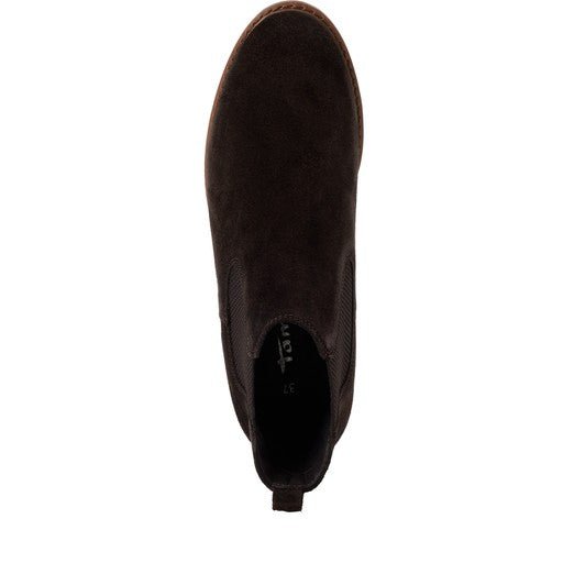 Damen-Chelsea von Tamaris in Dunkelbraun 1-25056-41-347 - Steinick Schuhe