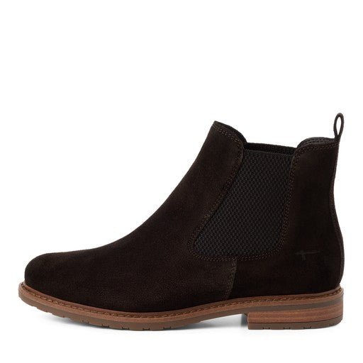 Damen-Chelsea von Tamaris in Dunkelbraun 1-25056-41-347 - Steinick Schuhe