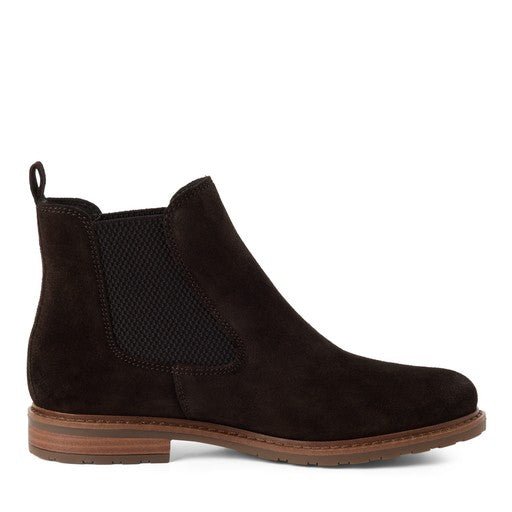 Damen-Chelsea von Tamaris in Dunkelbraun 1-25056-41-347 - Steinick Schuhe