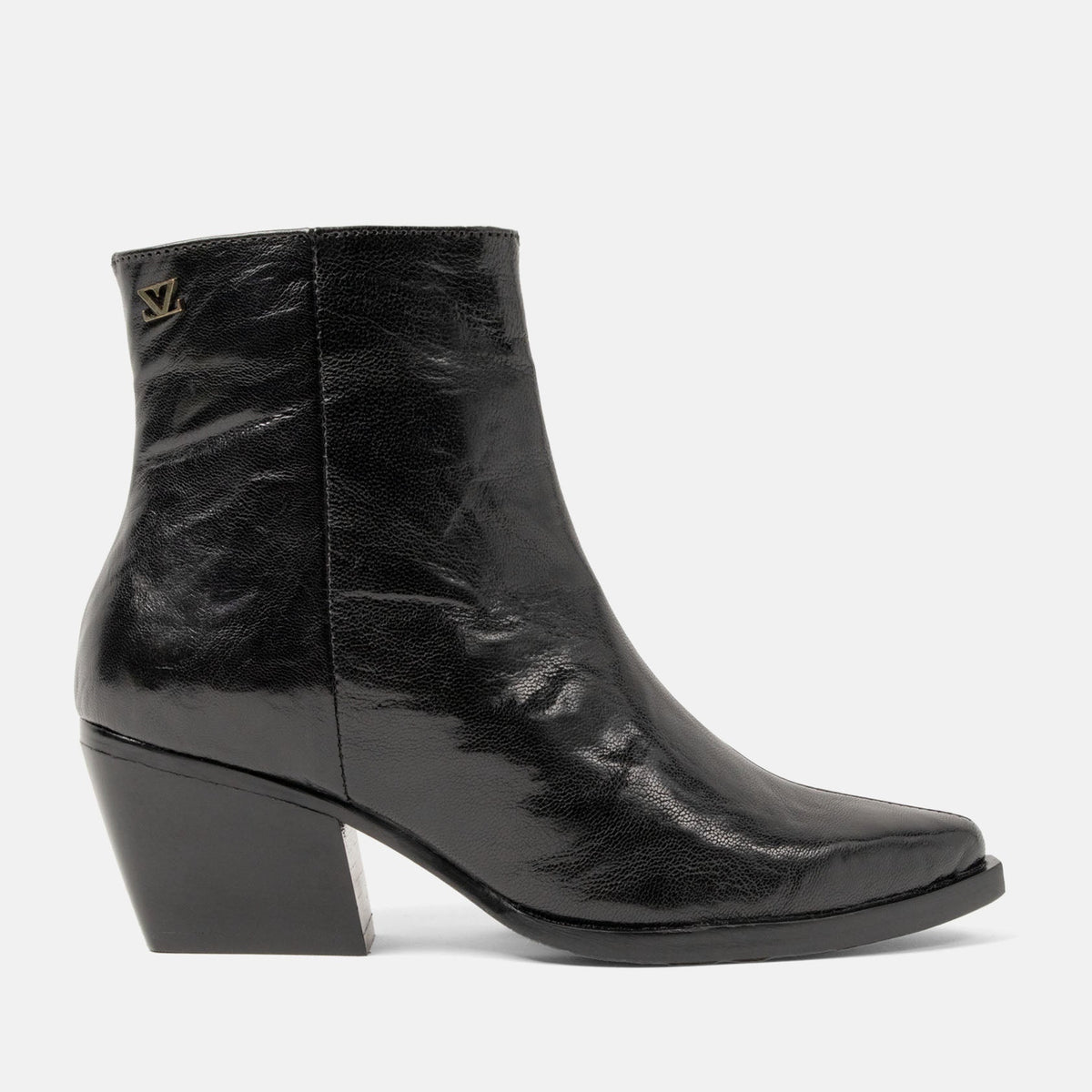 River Damen Leder-Stiefeletten Black von Lamzami LA85718 - Steinick Schuhe