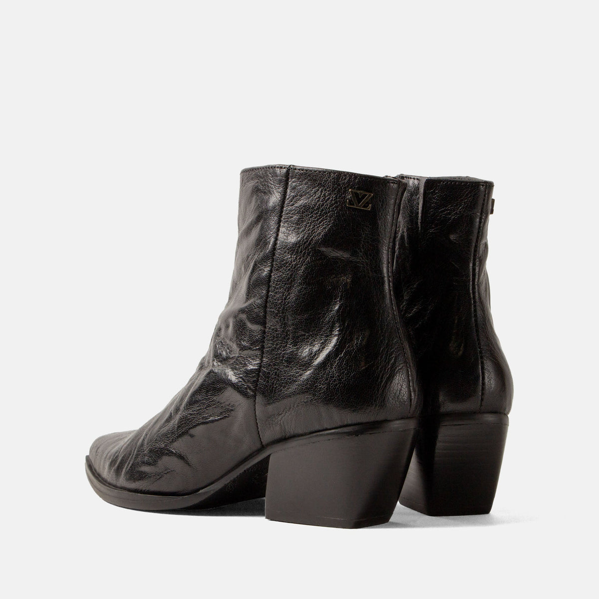 River Damen Leder-Stiefeletten Black von Lamzami LA85718 - Steinick Schuhe
