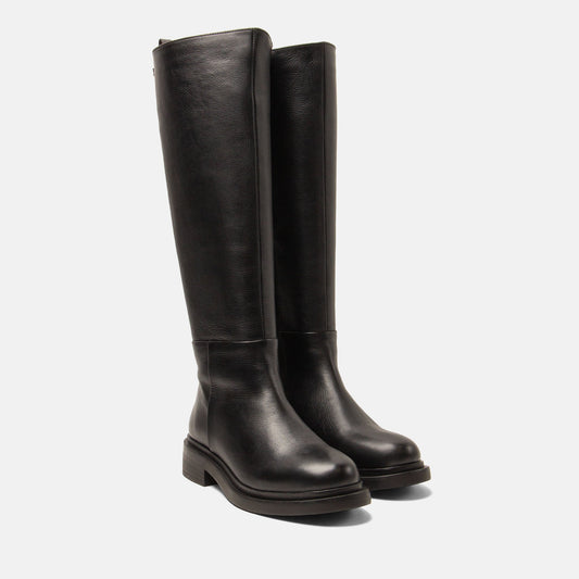 Uma Damen Leder-Stiefel Black von Lazamani LA85772 - Steinick Schuhe